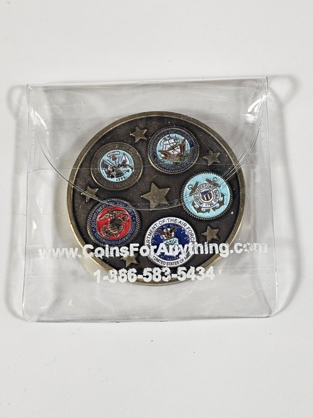 Thrive Together We Thrive Military Challenge Coin US Armed Forces Patriotic - Picture 4 of 8